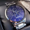 Top quality transparent men moonphase automatic watch multi-function japan movt chronograph watches